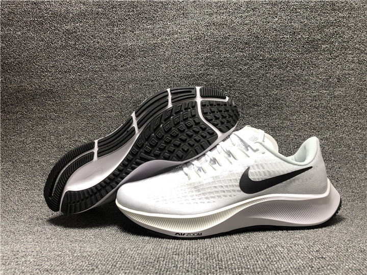 Nike Zoom Pegasus 37 White Black Shoes - Click Image to Close